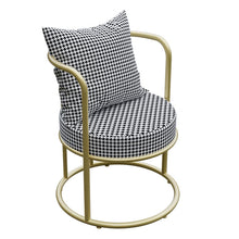 Gold Leg Back Support Chair