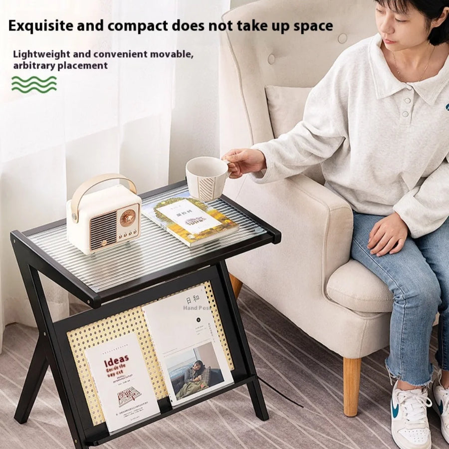 Bamboo Rattan Eco-Friendly Coffee Table - Sustainable Natural Design