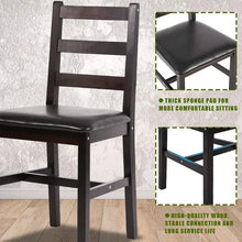 Industrial Five-Piece Dining Table Set