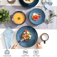 Vintage Ceramic Stoneware Dinner Set - Premium Under Glazed Collection