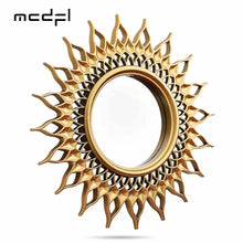 Gold Sunburst Wall Mirror