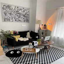 Modern Checkerboard Area Rug