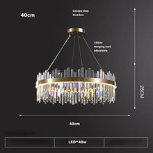 Oval Crystal Dimmable Chandelier