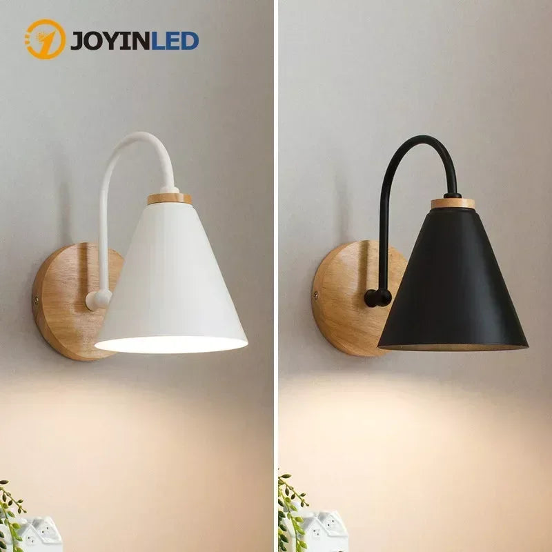 Nordic Fabric Shade Wall Lamp