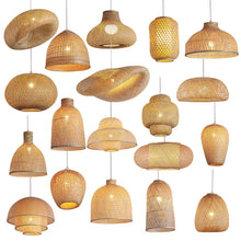 Handwoven Bamboo Pendant Lamp