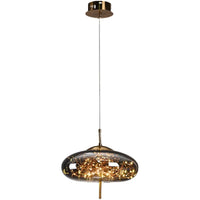 Full of Star Luxury Long Line Pendant Light - Glass Stone LED