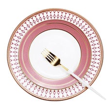 Festive Red Dinner Plate