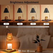 Dimmable Gold Glass Bedside Lamp