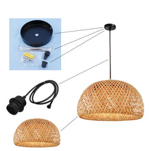 Handwoven Bamboo Pendant Lamp