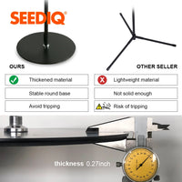 12V USB LED Floor Lamp - Adjustable Dimmable Aluminum Reading Light