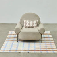 Modern Geometric Area Rug - Luxurious Polyester Home Mat