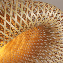 Handwoven Bamboo Pendant Lamp