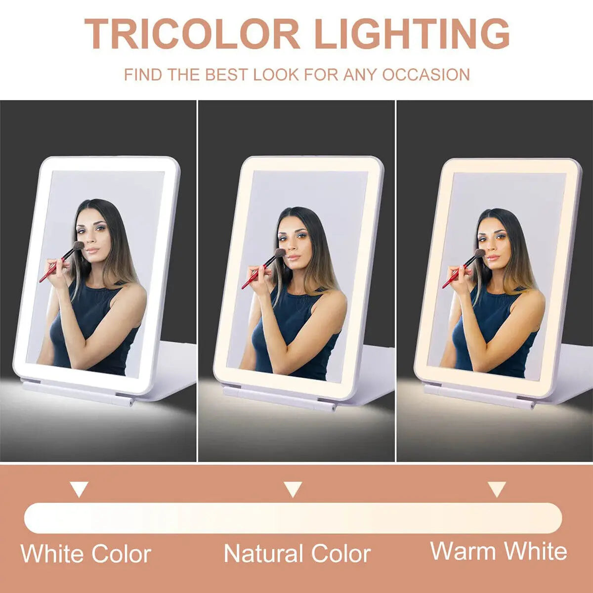 Rechargeable Hollywood LED Vanity Mirror