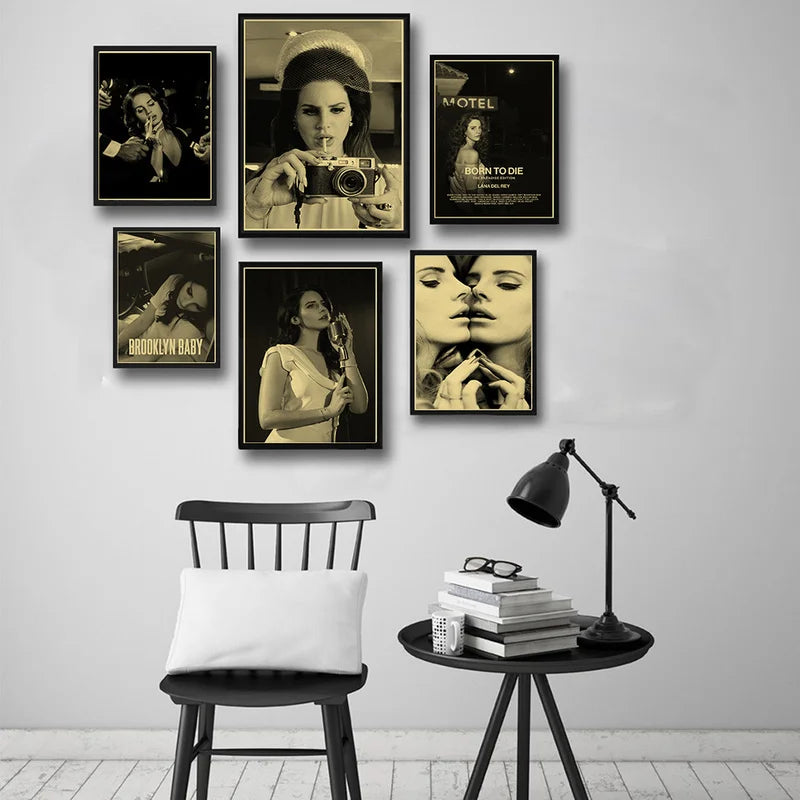 Lana Del Rey Poster - Canvas Wall Art Music Print