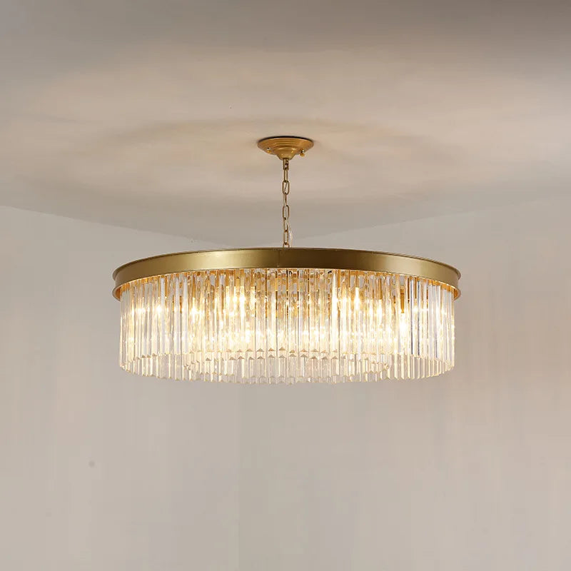 Two-Layer Crystal LED Chandelier