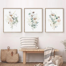 Green Gold Botanical Canvas Poster