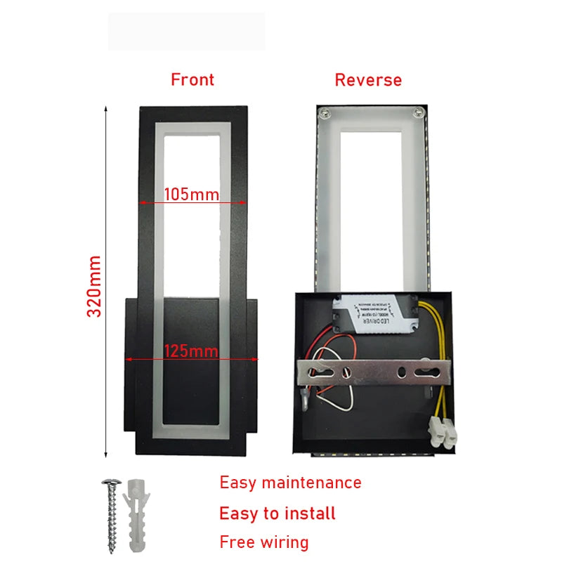 Dimmable Minimalist LED Wall Lamp