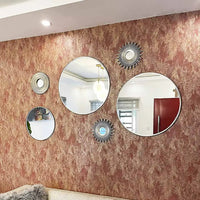 Sunburst Mirror - Gold Round Decorative Wall Mirror