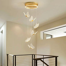 Butterfly Crystal Multi-Head Chandelier