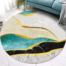 Nordic Round Geometric Carpet