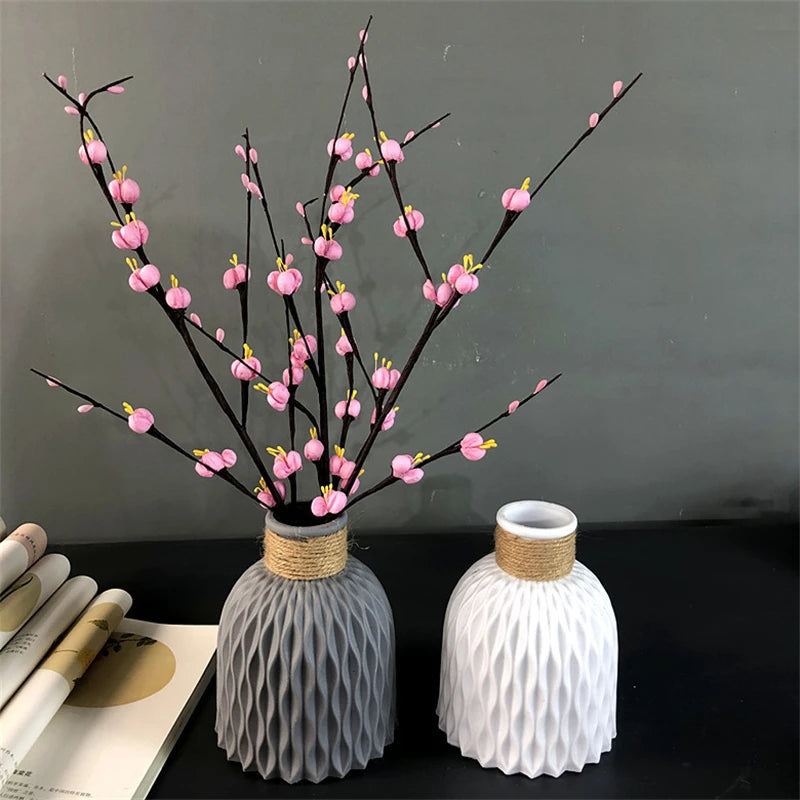 Nordic Style Ceramic Flower Vase - Scandinavian Design 25CM