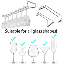 Wall-Mounted Hanging Wine Glass Rack