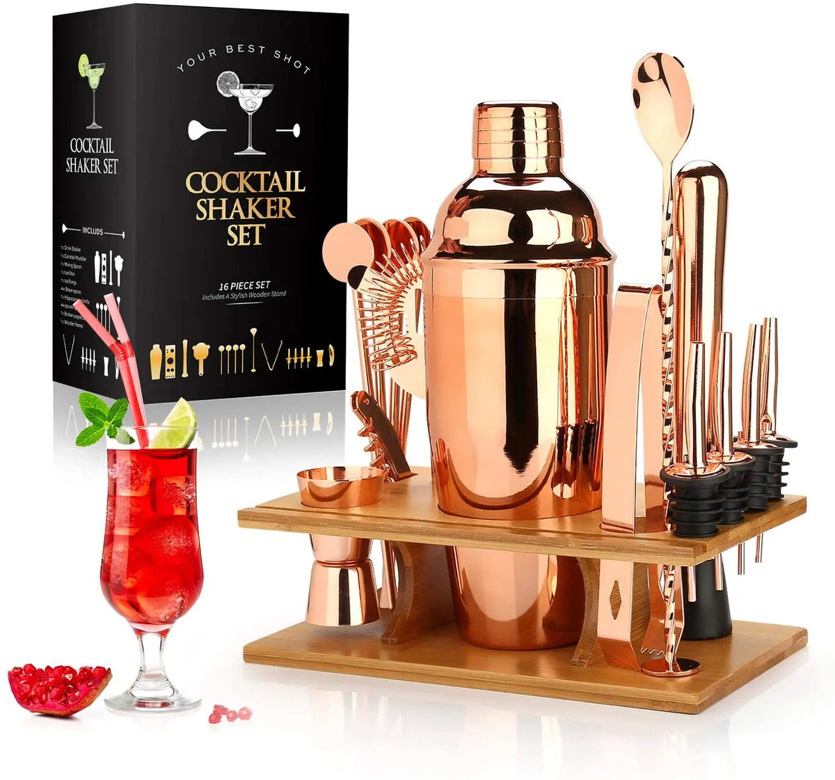 Stainless Steel Bartender Tool Kit