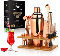 Professional Stainless Steel Bartender Kit - Complete Bar Tool Set