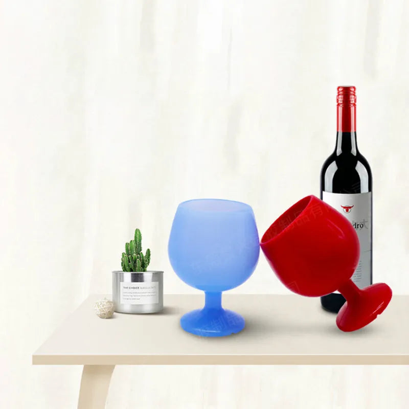 Portable Silicone Wine Cup - Eco-Friendly Travel Drinkware
