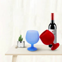 Portable Silicone Wine Cup - Eco-Friendly Travel Drinkware