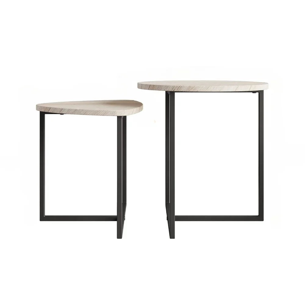 Round Nesting End Tables