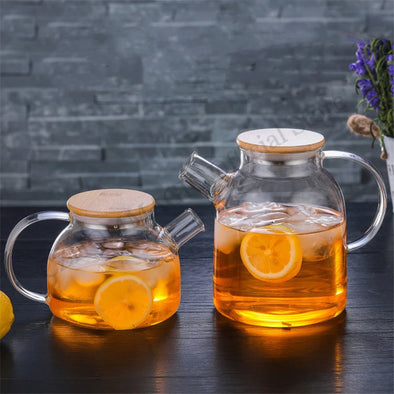 Transparent Borosilicate Glass Pitcher