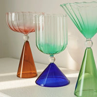 Cute Jelly Bean Goblets - Colorful Glass Drinkware 150-250ML