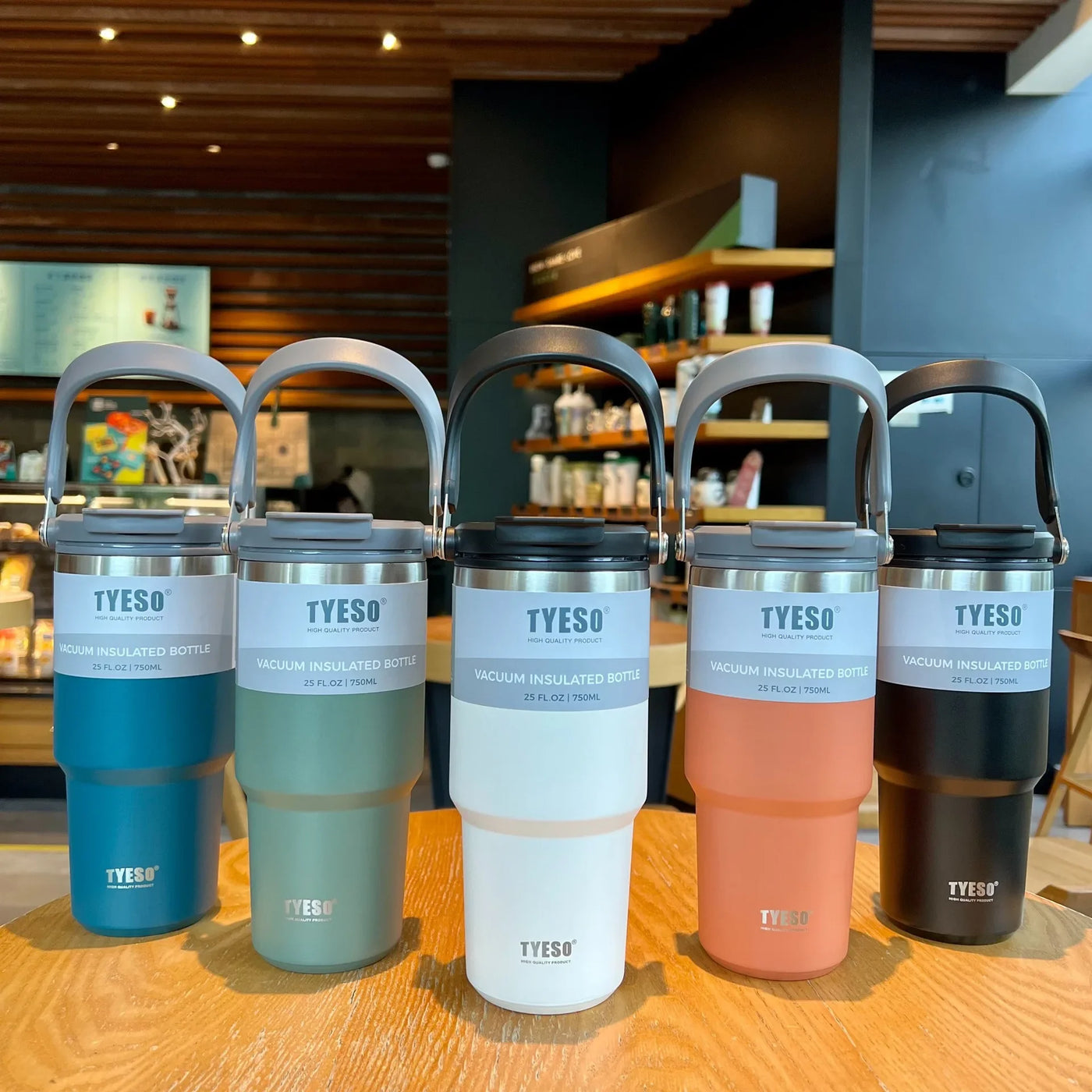 Double-Layer Stainless Steel Insulated Tumbler - 750ML Thermos