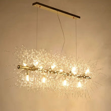 Crystal Dandelion Floral Chandelier