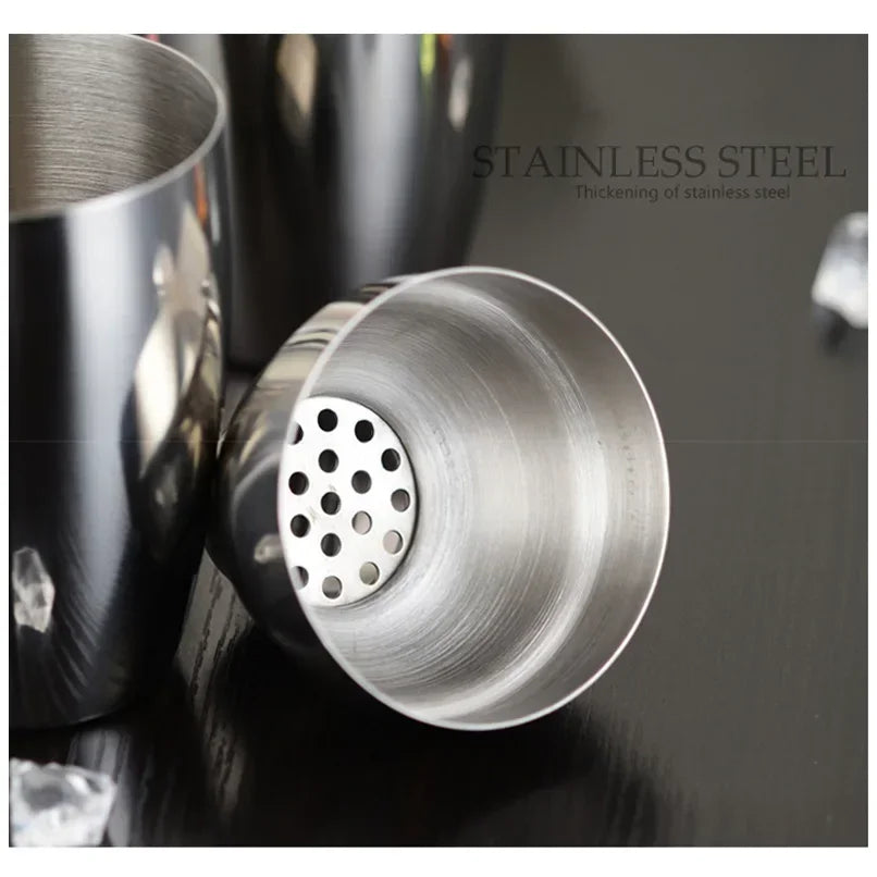 Eleven-Piece Stainless Cocktail Shaker Set