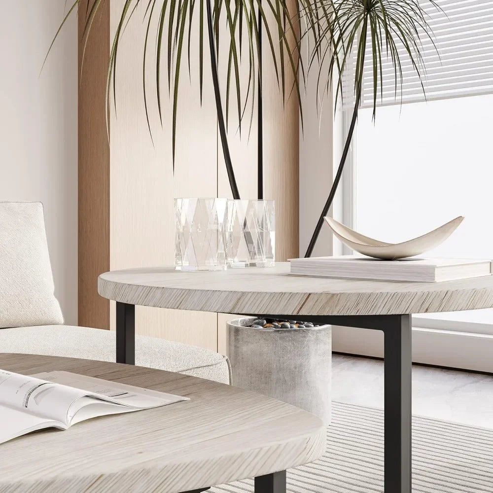 Round Nesting End Tables