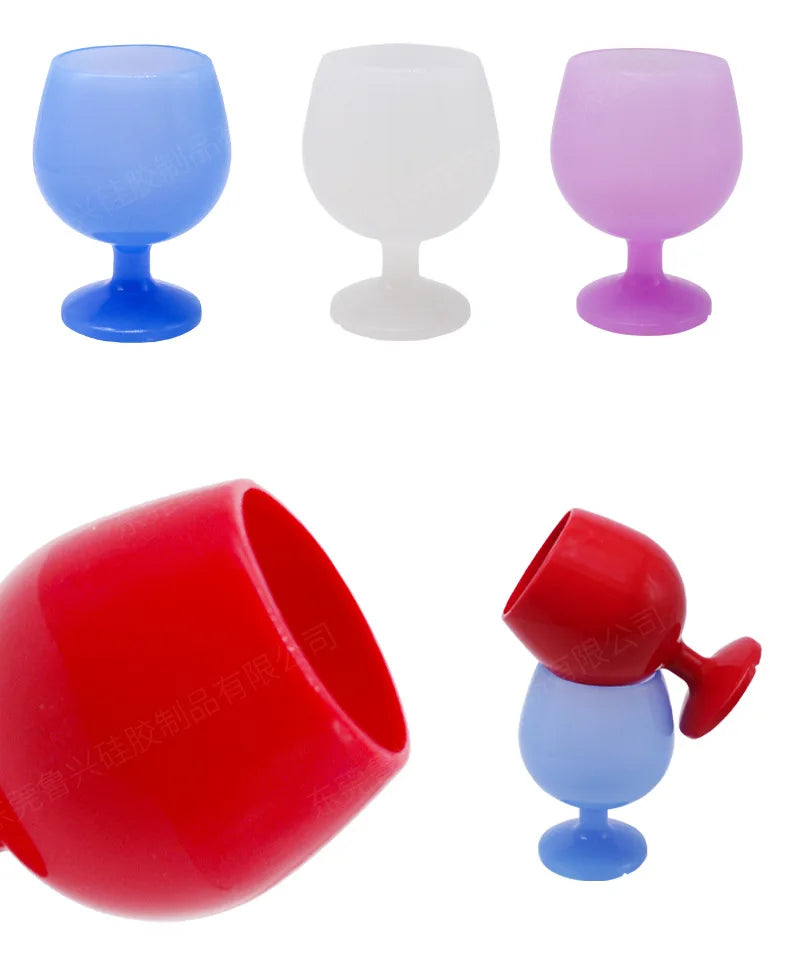 Portable Silicone Wine Cup - Eco-Friendly Travel Drinkware