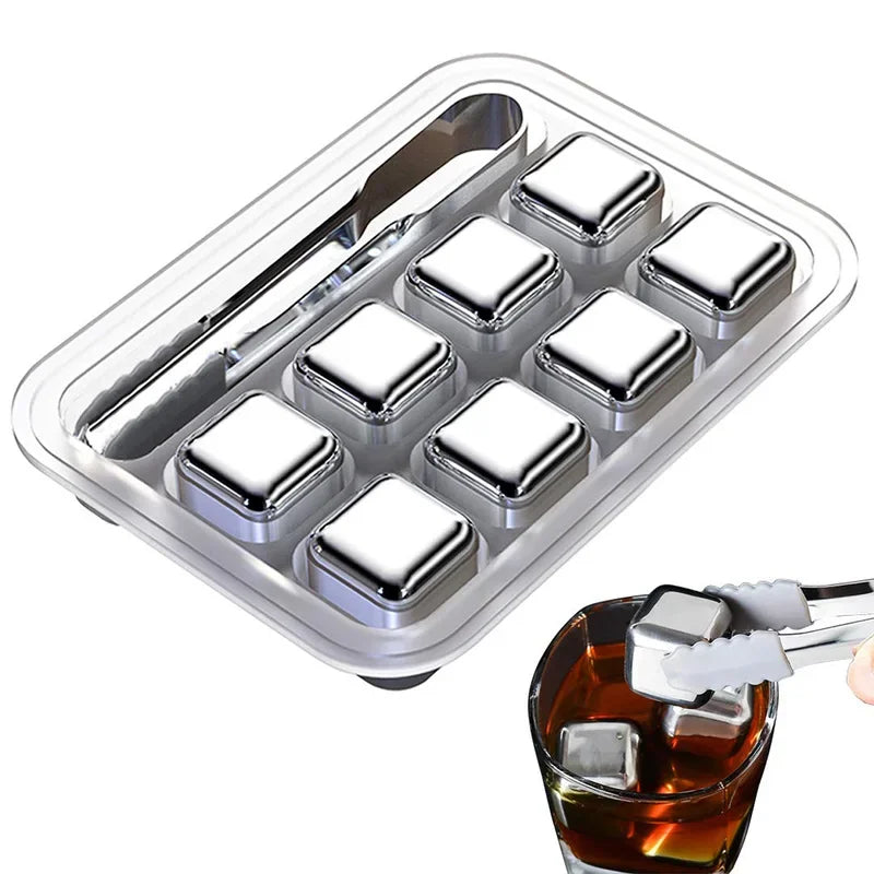 Reusable Stainless Whiskey Chilling Cubes