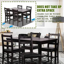 Industrial Five-Piece Dining Table Set