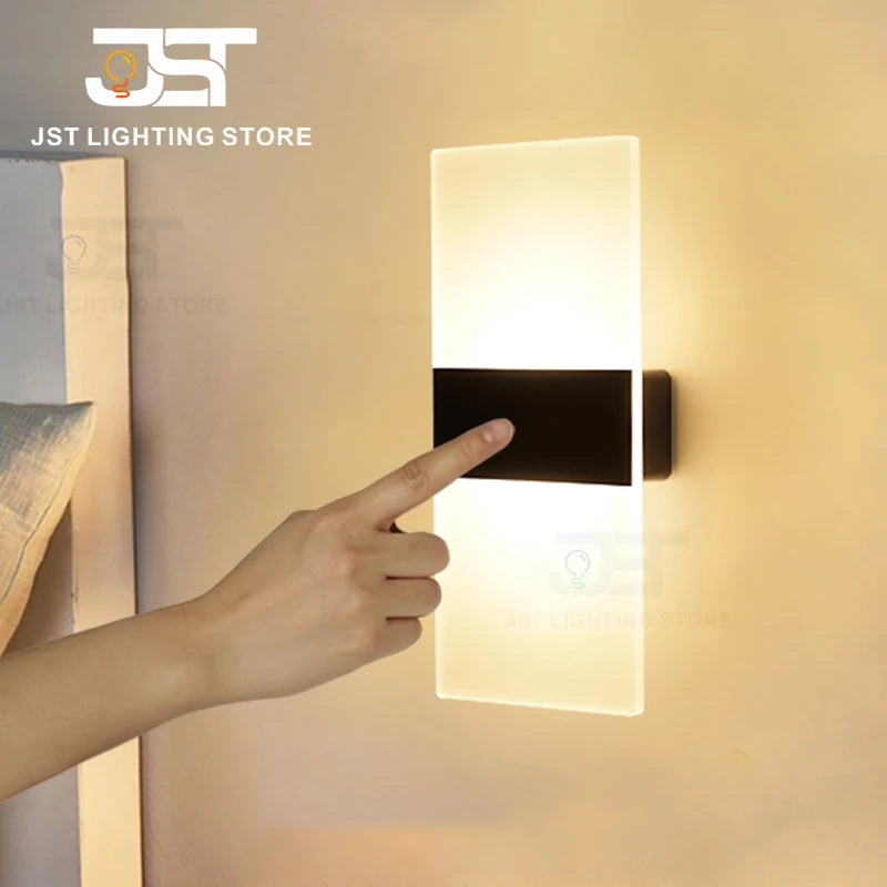 Compact Touch LED Wall Lamp