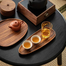 Six-Piece Natural Wood Tableware Set