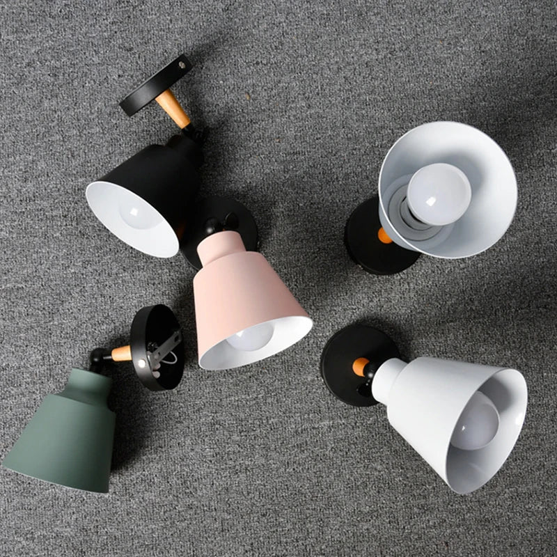 Nordic Wood Indoor Wall Lamp