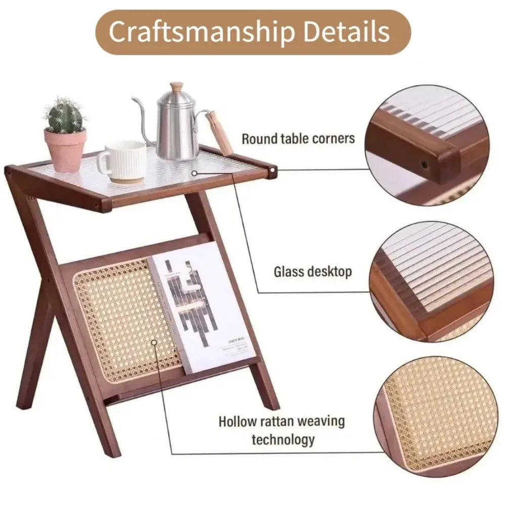 Natural Rattan Coffee Table