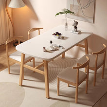 Mobile Wooden Dining Table Set