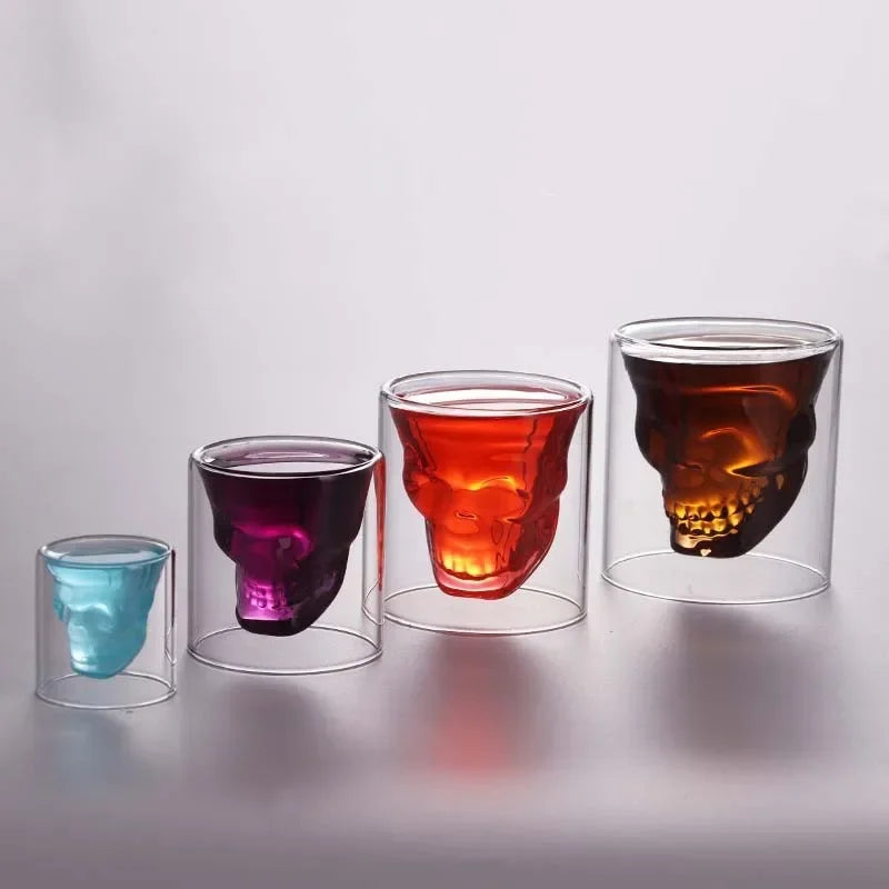 Classical Skull Shape Crystal Glass - 150ML Unique Drinkware