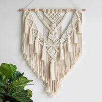 Mini Macrame Wall Hanging - Handwoven Boho Decoration