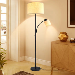 The floor lamp