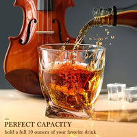 Old Fashioned Whiskey Glass - Classic Hexagon 300ML