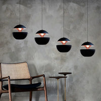 Apple Shape LED Pendant Lamp - Unique Aluminum Design E27